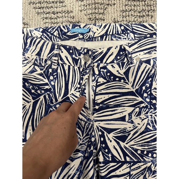 J.Mclaughlin Printed Leaves Jeans Size 6 - Picture 4 of 14